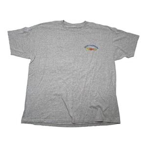 Jacks Surfboard Men T-Shirt Gray Logo Surfing Graphics Short Sleeve 2XL XXL
